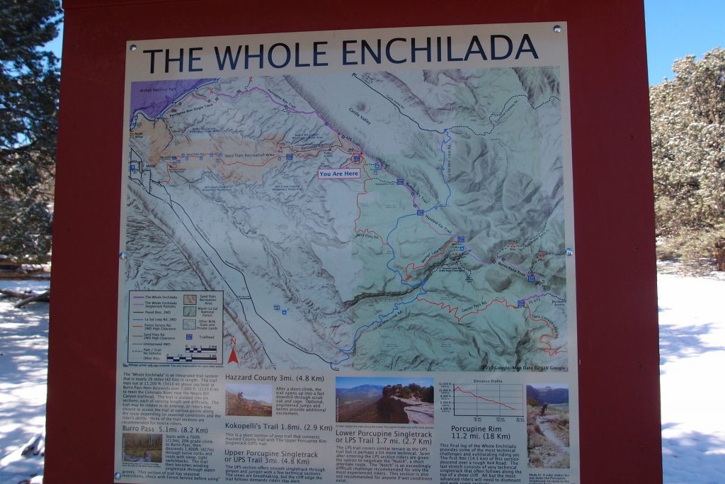 The Whole enchilada trail